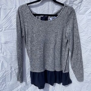Grey and Blue Sweater